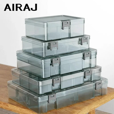 AIRAJ Πλαστικά εξαρτήματα εργαλείων Κουτί αποθήκευσης Βιδωτό κιβώτιο εργαλείων Ταξινόμηση εργαλείων ηλεκτρονικών εξαρτημάτων εξαρτήματα τρυπανιού Παχύ κιβώτιο πλέγματος