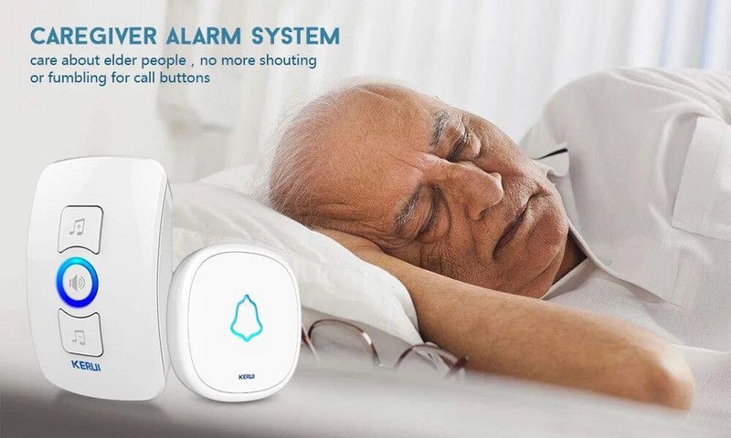 KERUI Buton tactil rezistent la apă Buton de urgență SOS fără fir Accesorii de alarmă 433MHz pentru sistemul de alarmă KERUI