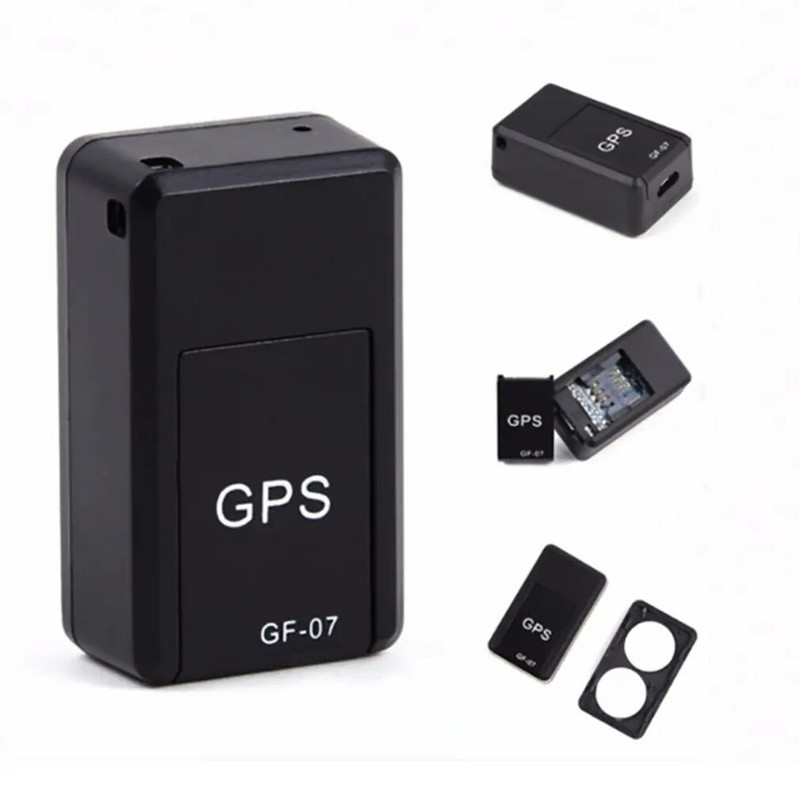Mini magnetinė automobilinė transporto priemonė GSM GPRS GPS sekimo lokatorius Realaus laiko sekimas nešiojamasis automobilinis GPS sekiklis GF-07 sekimo įrenginys