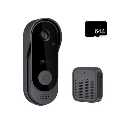 Zvono s kamerom Bežični paket Video zvono WIFI 1080P HD Vanjski telefon Zvono na vratima Kamera Sigurnosni video portafon IR Noć