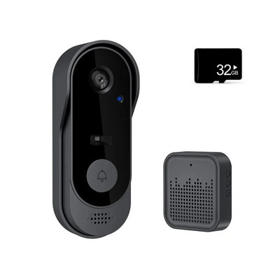 Zvono s kamerom Bežični paket Video zvono WIFI 1080P HD Vanjski telefon Zvono na vratima Kamera Sigurnosni video portafon IR Noć