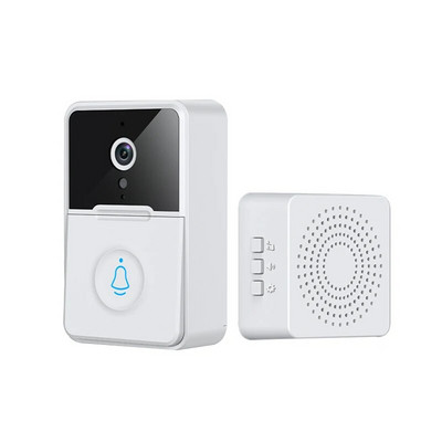 X3 Pro Smart Visual Doorbell Nuotolinis balso vaizdo įrašas, pasisveikinimas su durų skambučio telefono APP Skambinimas belaidžiu WiFi IP durų skambučiu, domofonu