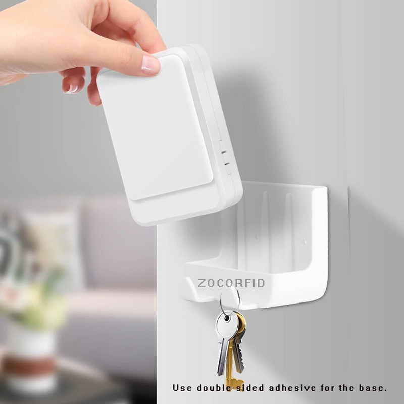 Vezeték nélküli 7 színű villanófény, cserélhető zene csengő otthoni vezeték nélküli ajtócsengő süket kemény