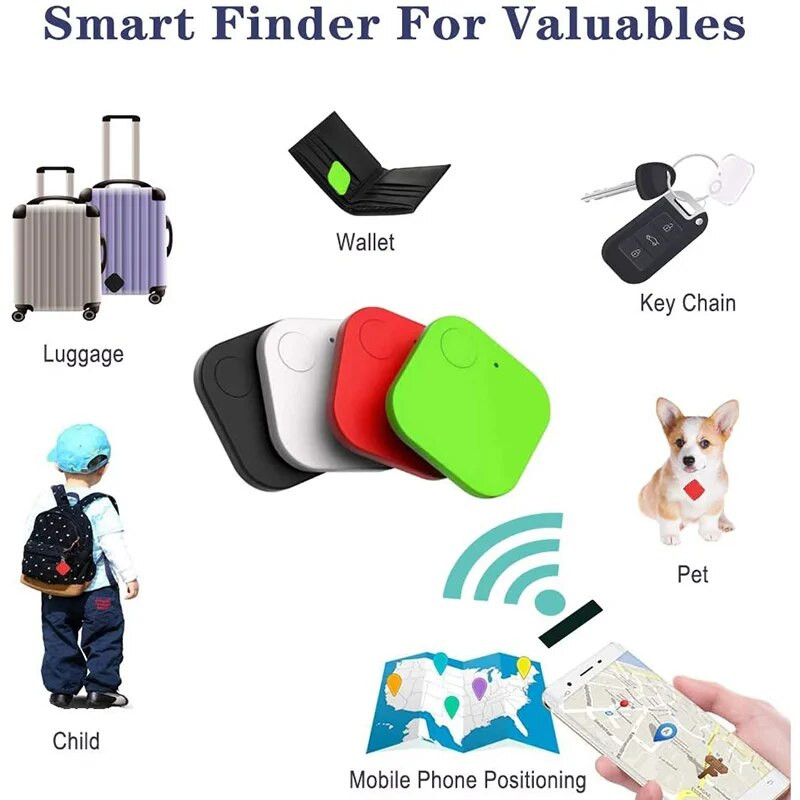 Mini Track Device Air Tag Key Finder Child Smart Bluetooth Tracker Auto Mačka Pas Vehicle Locator Mini GPS GMS Anti-Lost Alarm
