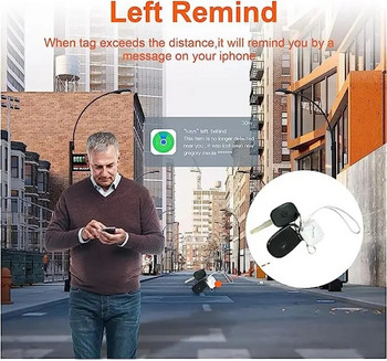 Smart Bluetooth GPS Tracker Работи за Apple Find My APP ITag Anti Lost Reminder Device MFI Rated Locator Car Key Pet Kids Finder
