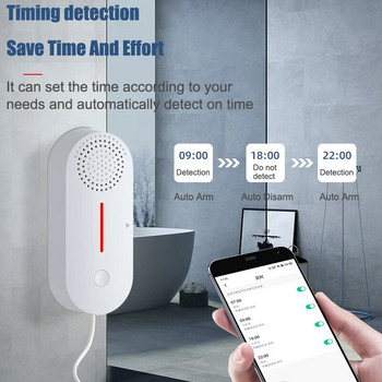 EARYKONG Tuya WiFi Сензор за изтичане на вода Алармени детектори за изтичане на течност Налични 3 версии Приложение Smart Life Лесна инсталация