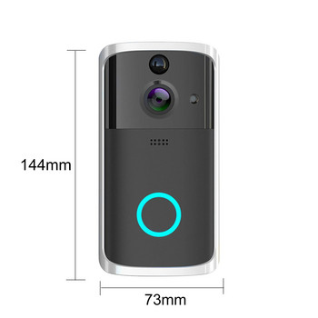 M7 Indoor Ding-Dong Machine Motion Sensing 720P 166 μοιρών ευρυγώνια κάμερα Κουδούνι πόρτας Συσκευή προστασίας ασφαλείας μείωση θορύβου