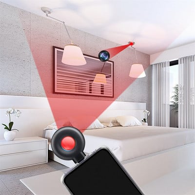 Detektor Kaasaskantav mini-mobiiltelefon USB-alarm Hotelli infrapuna-vastane jälgimisvastane avausaku kaamera