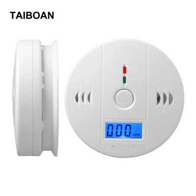 Senzor de alarmă independent de CO Detector de alarmă de monoxid de carbon 85dB Avertizare de înaltă sensibilitate Afișaj fotoelectric LCD pentru hotel acasă