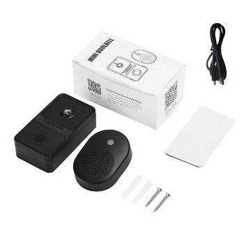 Нов интелигентен домашен звънец WIFI Камера Видео Телефон Безжичен звънец Сигурен Видео домофон HD Нощно виждане за апартаменти