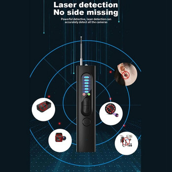 Детектор за скрита камера Anti-Spy Car GPS Tracker Устройство за слушане Bug RF Безжичен скенер за всички сигнали Gadget Защита на сигурността