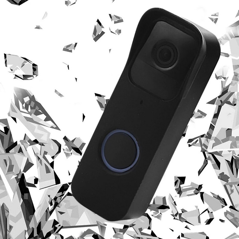 Silikónové puzdro, vodotesné, UV ochrana, odolné voči poveternostným vplyvom, ochranný kryt, puzdro na inteligentný zvonček pre videozvonček Blink