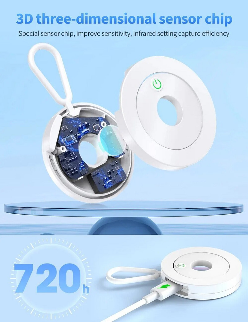 Detektor kamery pre anti-únikový skrytý detektor kamery, bezpečnostná ochrana, miniatúrny detektor skrytých objektívov