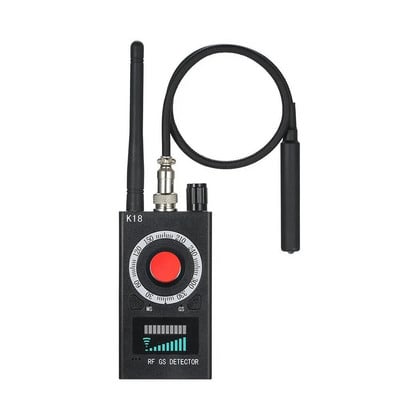 Detector wireless K18 Aparat foto Detector RF 1MHz-6,5GHz GSM Audio Bug Finder Lentila semnal GPS Tracker RF Multifunctional Anticameră