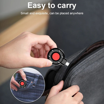 Инфрачервен детектор Anti-Peeping Camera Travel Mini Portable Anti-invisible Camera Scanner Открива скрити камери с LED светлина