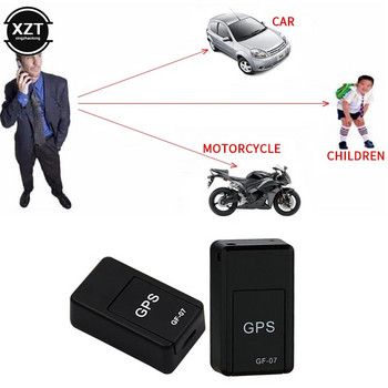 GF-07 Ισχυρός μαγνητικός ανιχνευτής GPS Εντοπιστής παρακολούθησης ποδηλάτων αυτοκινήτου μοτοσικλέτας Ιχνηλάτης οχήματος Παιδί κατοικίδιων ζώων Αντι-απώλειας συσκευής εντοπισμού