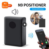 N9 GPS izsekotāja jauninājums MINI GSM AUDIO KLAUSĪBAS KĻŪDAS 2x JŪTĪGS MIKROFONS Ausu kļūdu ierīces fiksatora izsekotāja zudumu novēršanas līdzekļi