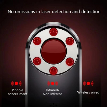 Αποτρέψτε την παρακολούθηση σήματος Camera Finder Φορητές κάμερες μίνι φακών Hotel Anti Candid Artifact Sensor Scanne AK400 Scanner