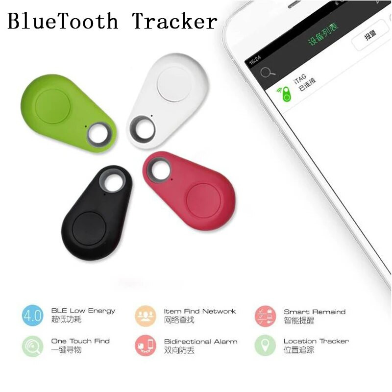 Vezeték nélküli Bluetooth Tracker Elveszett riasztó Intelligens címke gyermektáska pénztárca kulcskereső GPS kereső ingyenes mobilalkalmazás-figyeléssel