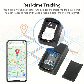 Mini GF-07 GPS автомобилен тракер Проследяване в реално време Anti-Theft Anti-lost Key Локатор за домашни любимци Силно магнитно монтиране Позиционер за SIM съобщения
