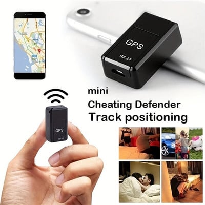Mini GF-07 GPS Car Tracker Παρακολούθηση σε πραγματικό χρόνο Anti-Theft Anti-Lost Key Pet Locator Ισχυρή μαγνητική βάση SIM Message Positioner