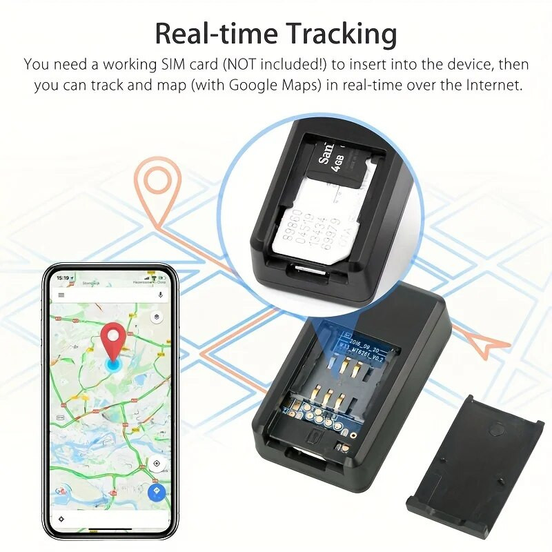 Mini GF-07 GPS Car Tracker Παρακολούθηση σε πραγματικό χρόνο Anti-Theft Anti-Lost Key Pet Locator Ισχυρή μαγνητική βάση SIM Message Positioner