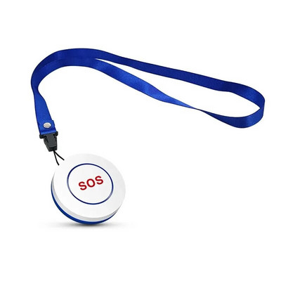 WiFi panikas poga gados vecākiem cilvēkiem, vecāka gadagājuma cilvēku avārijas kritiena brīdinājuma ierīcēm SOS dzīvības trauksmes aprūpētāja peidžera Tuya Smart APP paziņojums