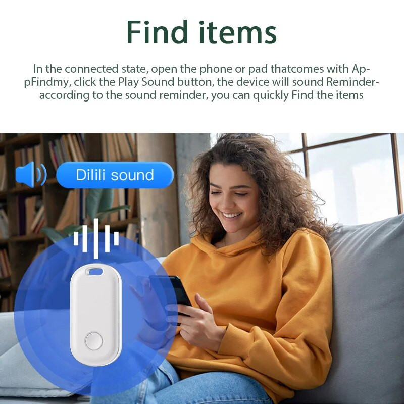 Smart Bluetooth GPS Tracker ITag Anti Lost Reminder Device Radi s Apple Find My APP Key Bag Pet Kid Finder MFI Rated Locator