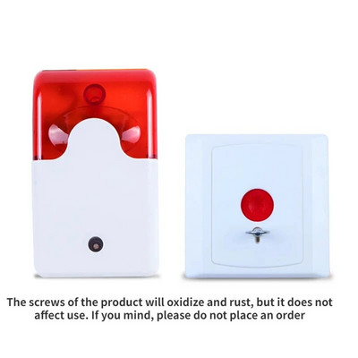 Vészriasztó Idős személyhívó letiltva Fürdőszoba hang- és fényerősség védőriasztó Vészhelyzeti egygombos riasztórendszer