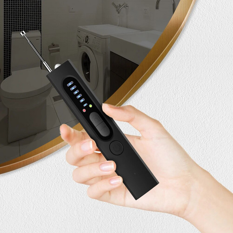 Ανιχνευτής κάμερας Anti-Spy Tracker GPS Προστασία ασφαλείας Σαρωτής ασύρματου σήματος RF Αντικατασκοπευτική συσκευή ακρόασης σφαλμάτων Gadge