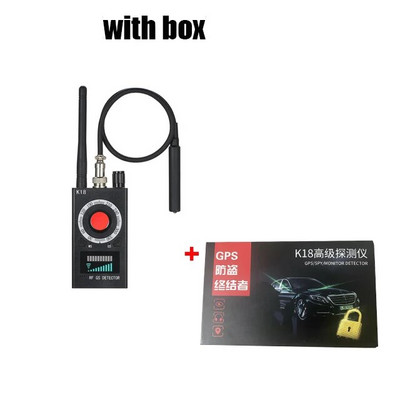 Detector K18 Multifuncțional Anti Mini Bug Audio SPY-Cameră GSM Finder Lentila de semnal GPS Localizator RF Tracker Detectează Camera fără fir