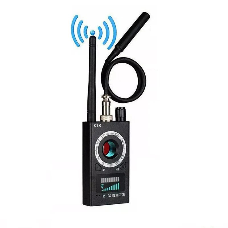Detector K18 Multifuncțional Anti Mini Bug Audio SPY-Cameră GSM Finder Lentila de semnal GPS Localizator RF Tracker Detectează Camera fără fir