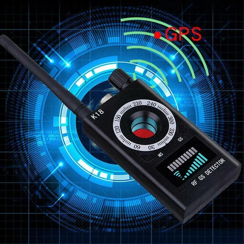 Detector K18 Multifuncțional Anti Mini Bug Audio SPY-Cameră GSM Finder Lentila de semnal GPS Localizator RF Tracker Detectează Camera fără fir
