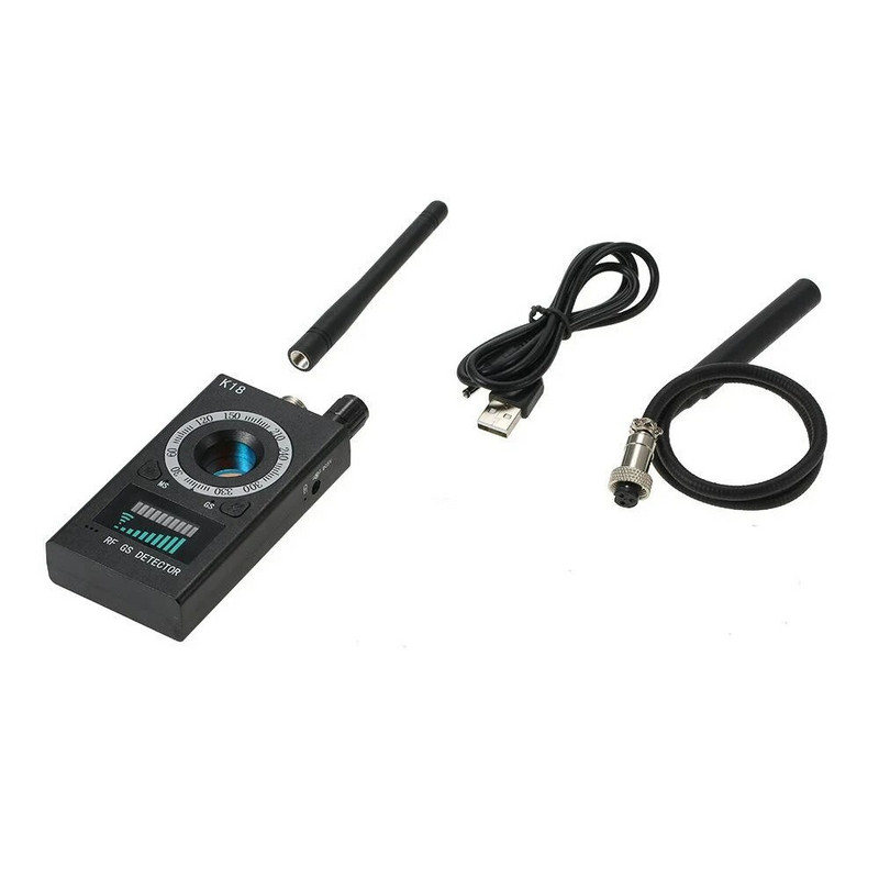 Detector K18 Multifuncțional Anti Mini Bug Audio SPY-Cameră GSM Finder Lentila de semnal GPS Localizator RF Tracker Detectează Camera fără fir