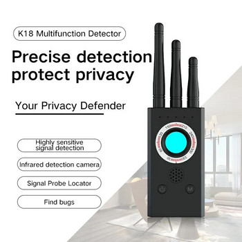 Сигурност-защита Anti Candid Hidden Camera Detector Мултифункционален Car GPS RF сигнал Anti-spy Audio Scanner за Travel Hotel
