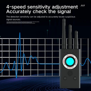Προστασία ασφαλείας Anti Candid Hidden Camera Detector Multifunction Car GPS Signal RF Anti-spy Scanner Audio for Travel Hotel