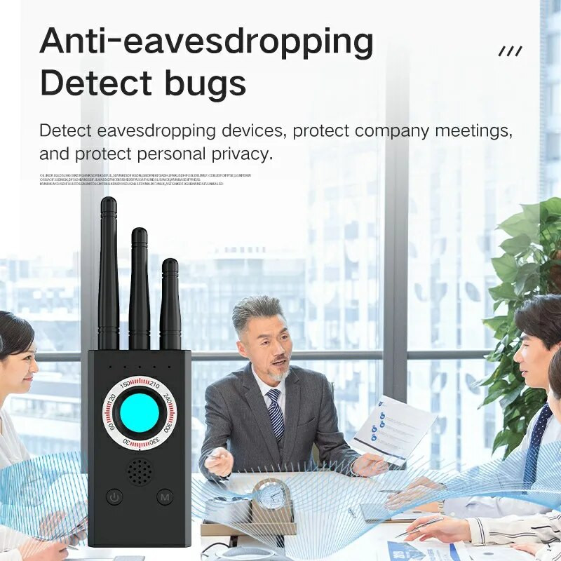 Biztonsági védelem Anti őszinte rejtett kamera detektor többfunkciós autós GPS RF jel kémellenes audio szkenner Travel Hotelhez