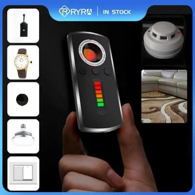 RYRA Hidden Camera Detector Pinhole Infrared Anti-Peeping Lens Detection Portable Mini Spy Hidden Camera Finder Anti-monitoring