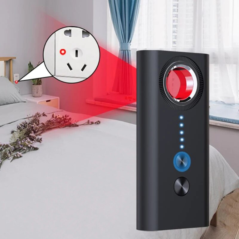 Skrivena kamera Detektor Detekcija Bug Špijun Objektiv Zvuk Prisluškivanje GPS Tracker RF Signal Finder Skener Gadgets Uređaj USB Punjenje