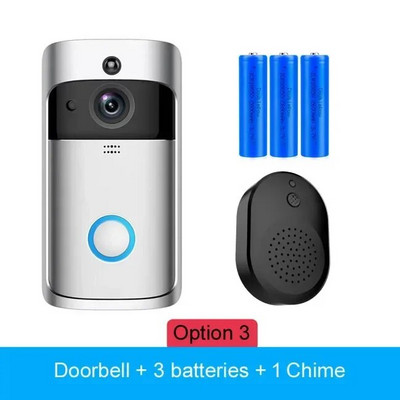 Wifi Kamera za zvono na vratima Pametni dom WI-FI Video portafon Zvono na vratima Video poziv za stanove IR alarm Bežična sigurnosna kamera