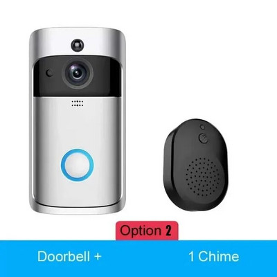 Wifi Kamera za zvono na vratima Pametni dom WI-FI Video portafon Zvono na vratima Video poziv za stanove IR alarm Bežična sigurnosna kamera