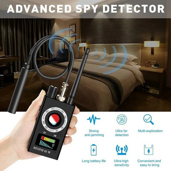 Σήμα RF Κρυφή κάμερα Anti Spy Detector Ανιχνευτής ασύρματης συσκευής ακρόασης Micro Cam Scan Magnetic GPS Locator GSM Secret