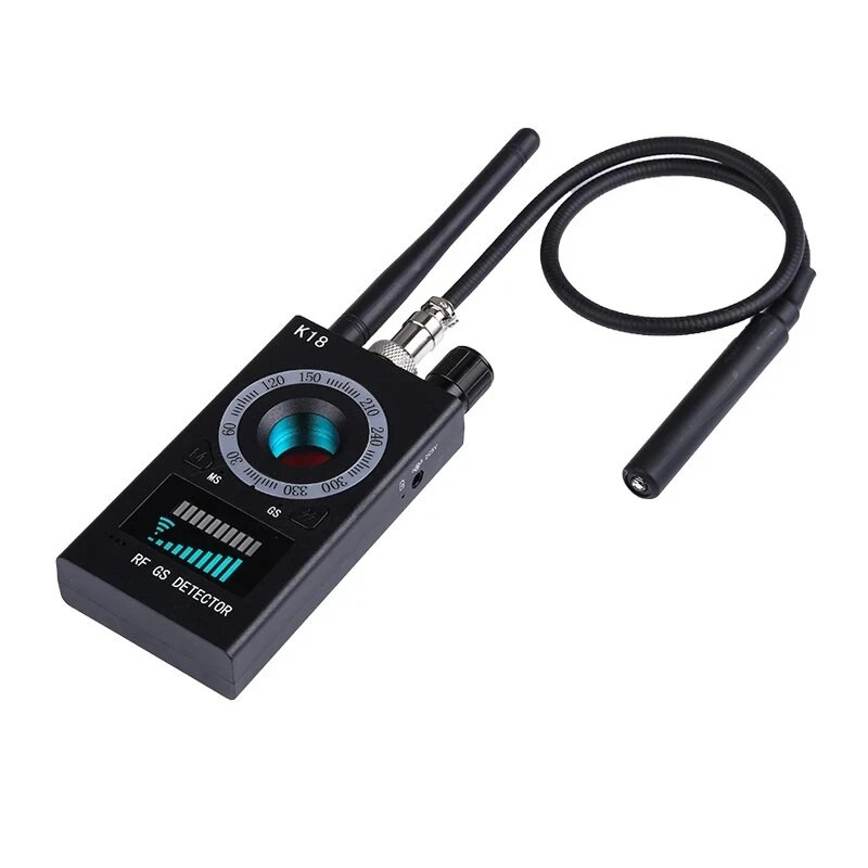 RF signalo paslėpta kamera apsaugos nuo šnipinėjimo detektorius belaidžio klausymo įrenginio ieškiklis Mikro kameros nuskaitymo magnetinis GPS lokatorius GSM paslaptis