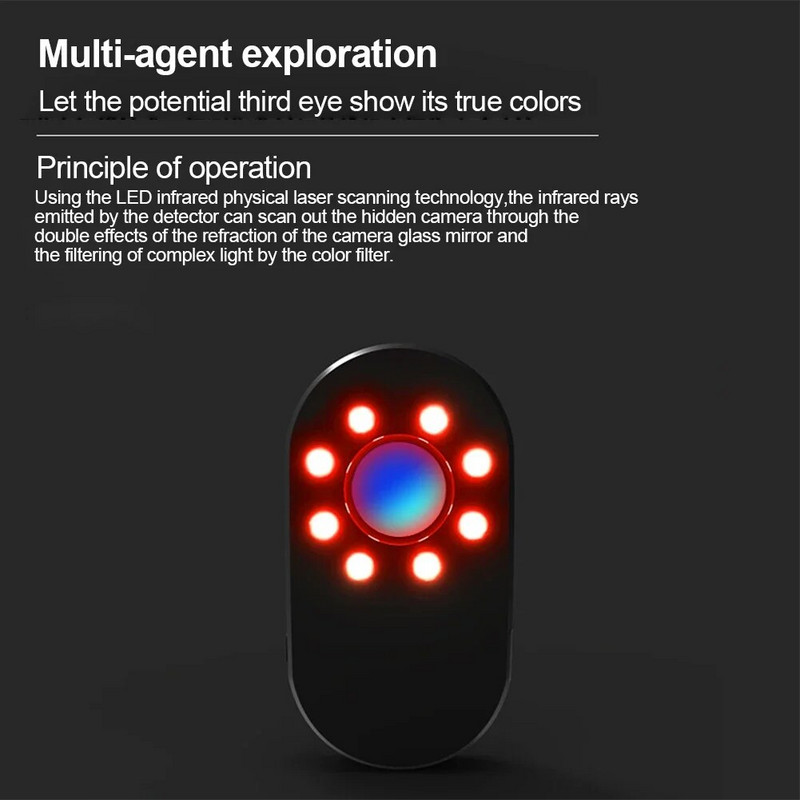 Infracrveni detektor Anti Hotel Candid Detektori skrivene kamere Sigurnosna zaštita Detektor grešaka Diskretna sigurnosna zaštita Gadget