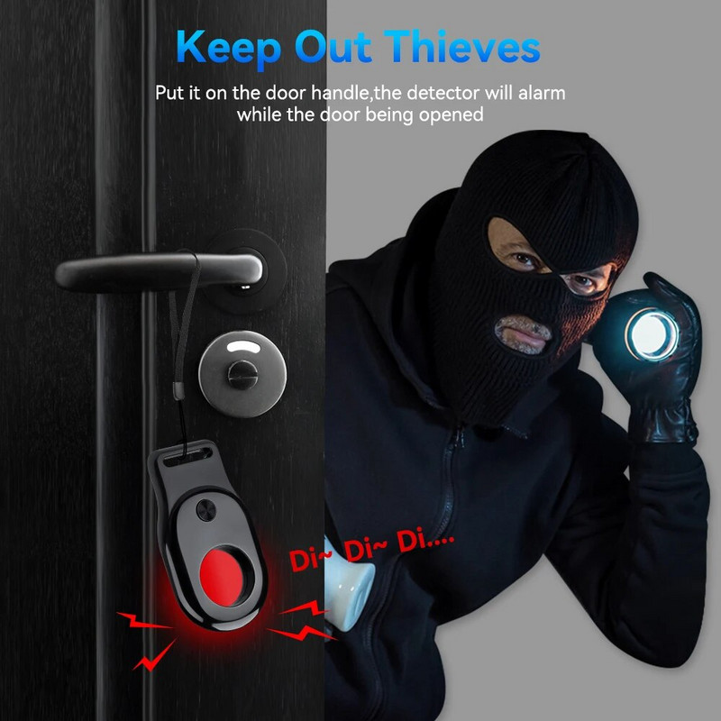 Hollarm Anti Candid kameradetektor kültéri utazáshoz, szállodák bérlése lopásgátló kamera LED IR riasztó rejtett kamera detektor
