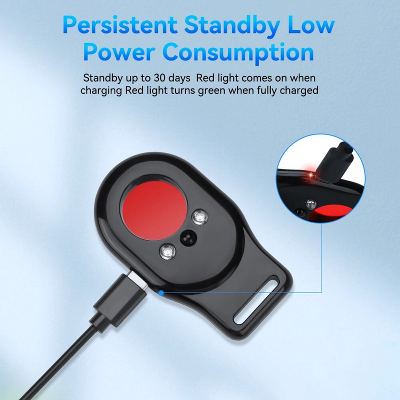 Hollarm Anti Candid kameradetektor kültéri utazáshoz, szállodák bérlése lopásgátló kamera LED IR riasztó rejtett kamera detektor