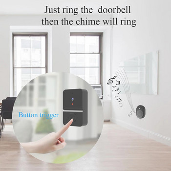 Home Doorbell IR Night Vision Visual Door Phone 100 Degree Wide Angle Smart Doorbell 2,4GHz ενδοεπικοινωνία Kement/Tuya Control