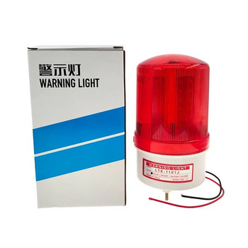 Προειδοποιητικό σήμα στροβοσκοπίου LED 12V/24V Προειδοποιητικό φως βομβητή Ενδεικτική λυχνία ήχου που αναβοσβήνει Συναγερμός ασφαλείας 220V LTE-1101J