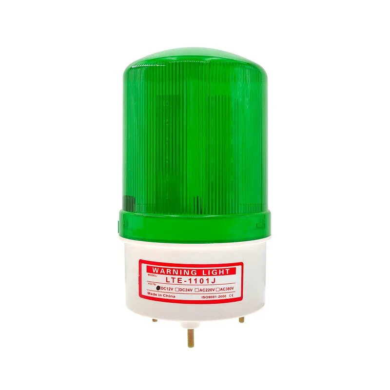 12V/24V LED Blyksčio signalo įspėjamasis garsinis signalas Įspėjamoji lemputė Garso indikatoriaus lemputė mirksi Apsaugos signalizacija 220V LTE-1101J