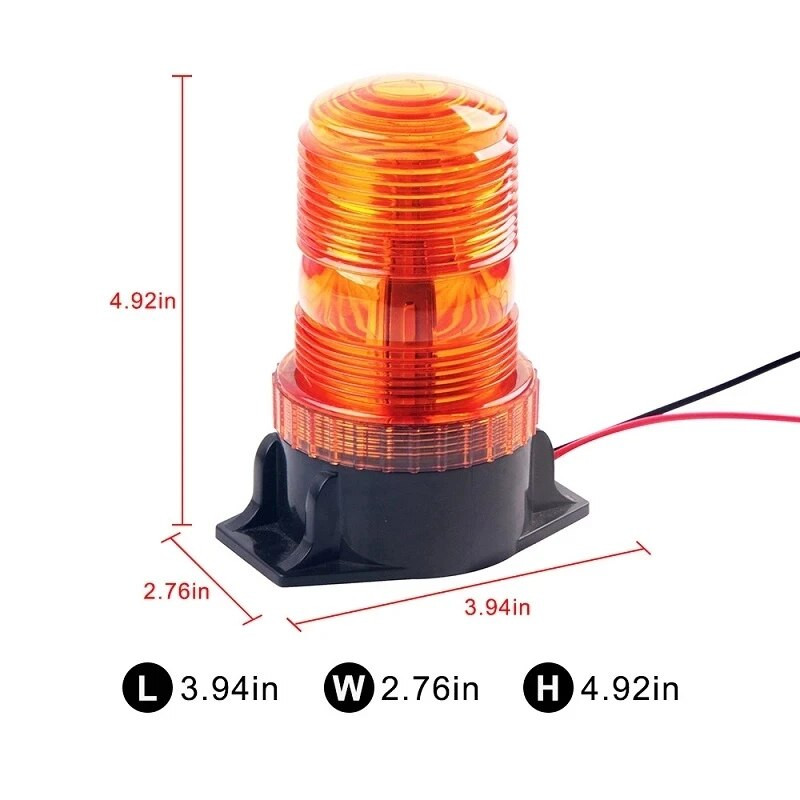 12 24V 48v 60 80v Rooftop 30 LED Lumină stroboscopică luminoasă de avertizare de urgență pentru stivuitoare chihlimbar albastru roșu